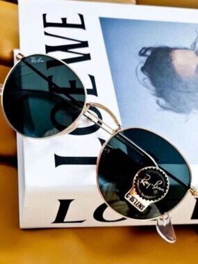 Authentic Ray-Ban Round Metal 3447 50 mm